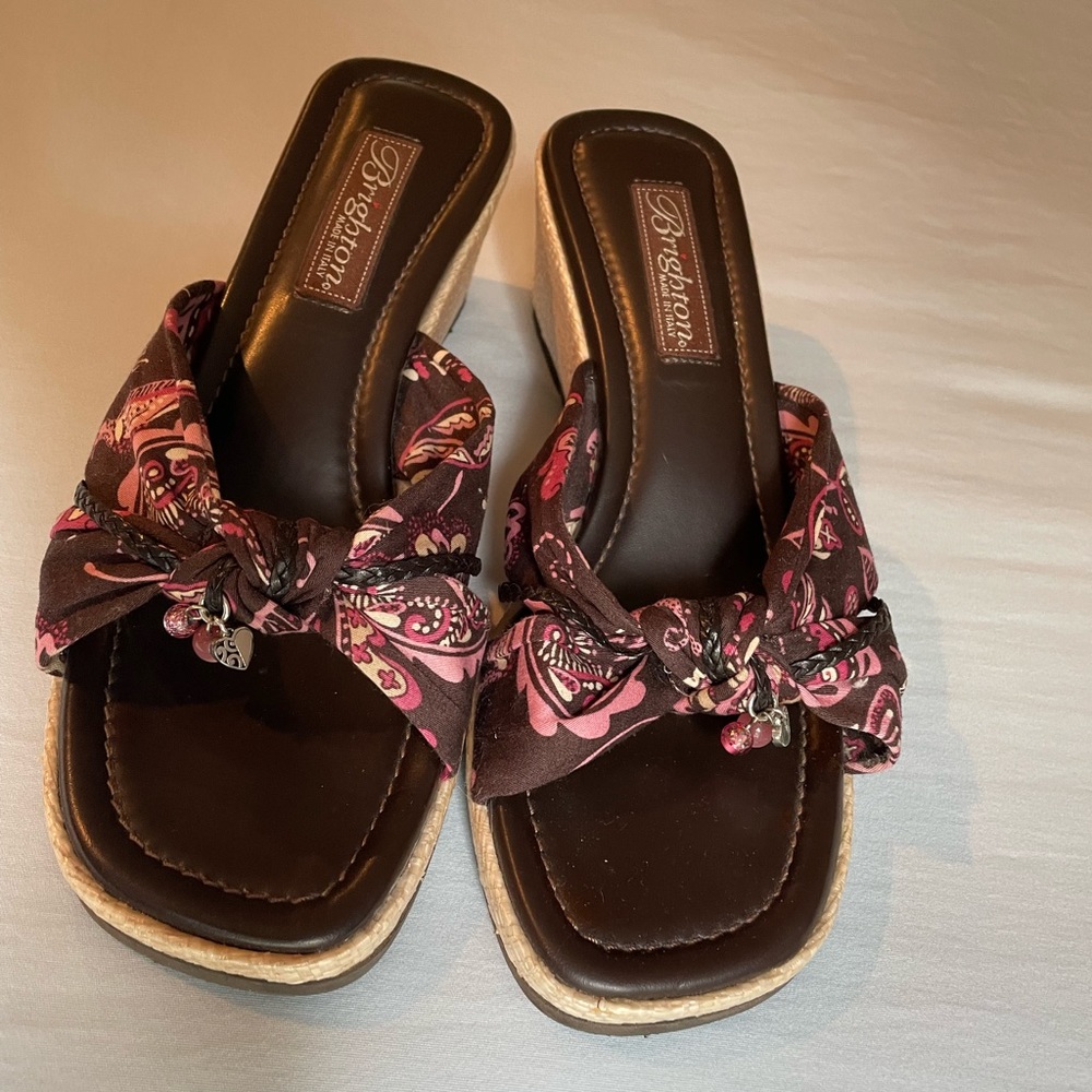 Brighton Valeri wedge sandals - size 7